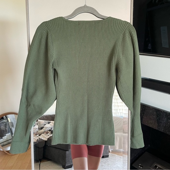 BCBGMaxAzria Ribbed Sweater Top - Picture 4 of 6